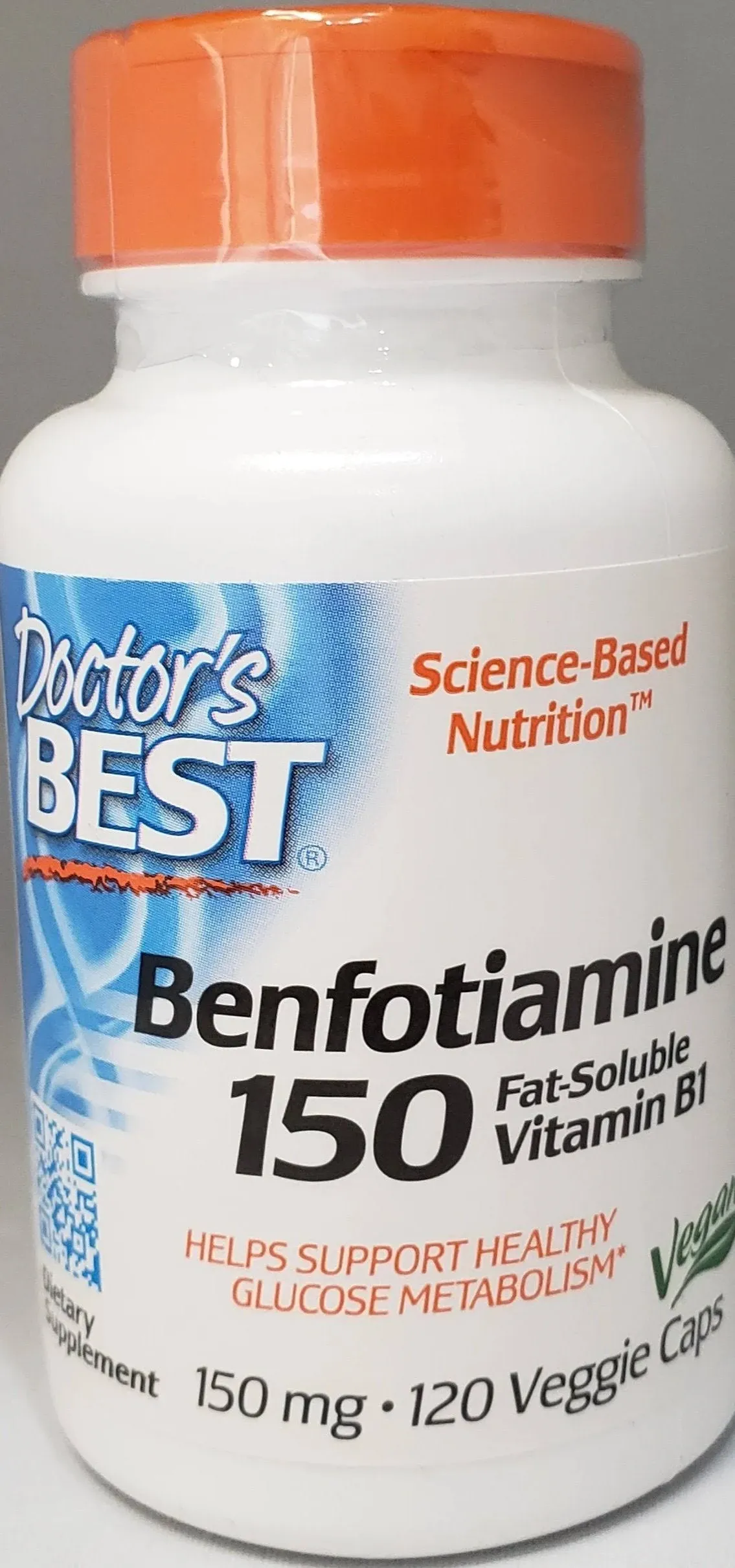 Doctor's Best Benfotiamine 150 mg 120 Veggie Caps