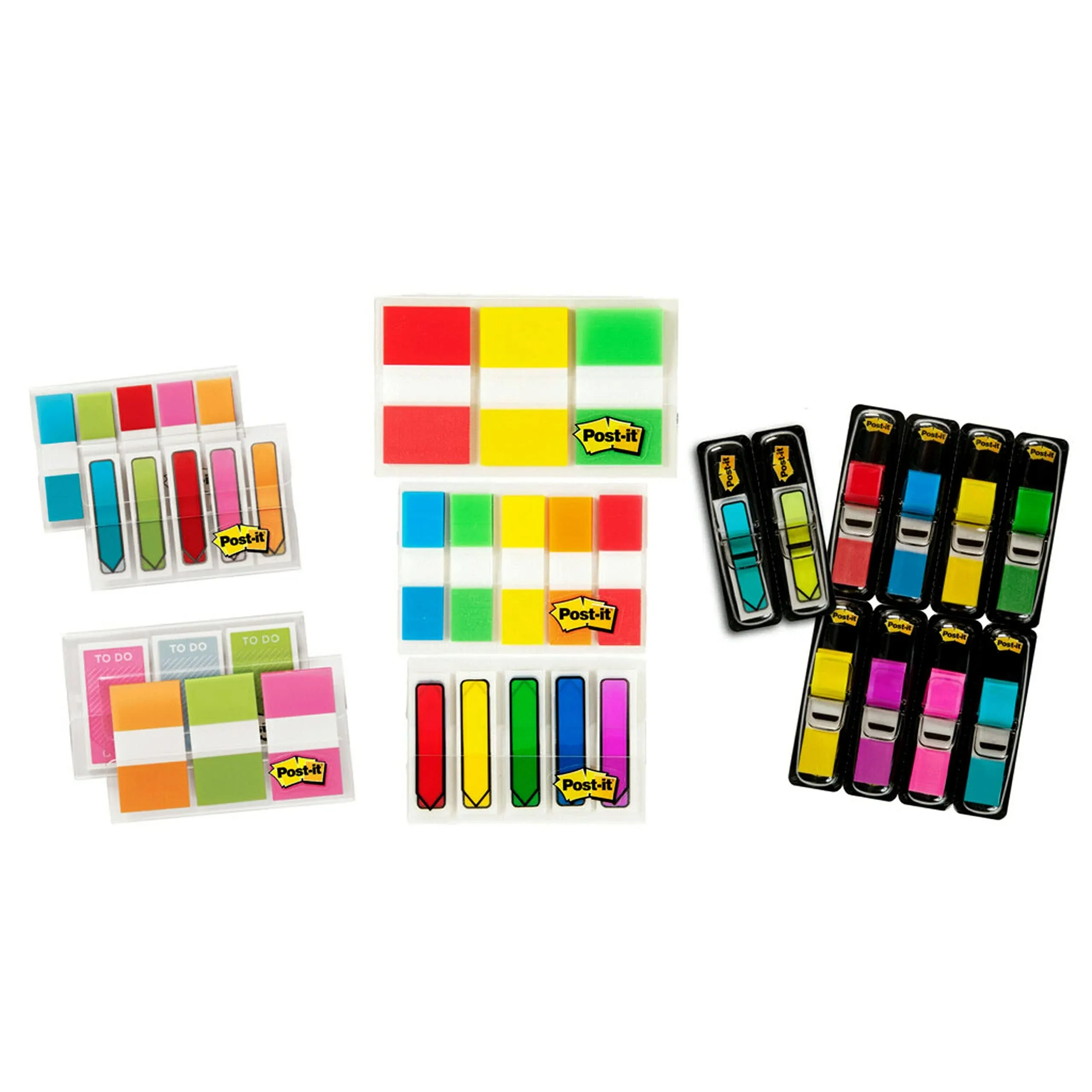 Post-it Flags and Tabs Value Pack, Ultimate Business and Study Pack, 956 Various Flags for Organization (683-AVP-SIOC)