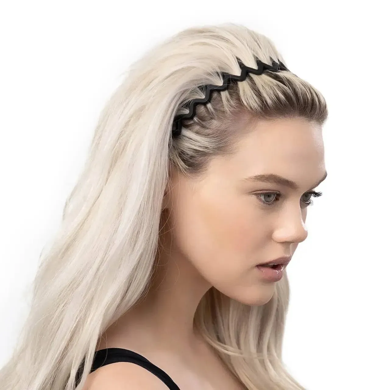 Kitsch Zig Zag Headbands - Recycled Plastic Hair Band For Men & Women