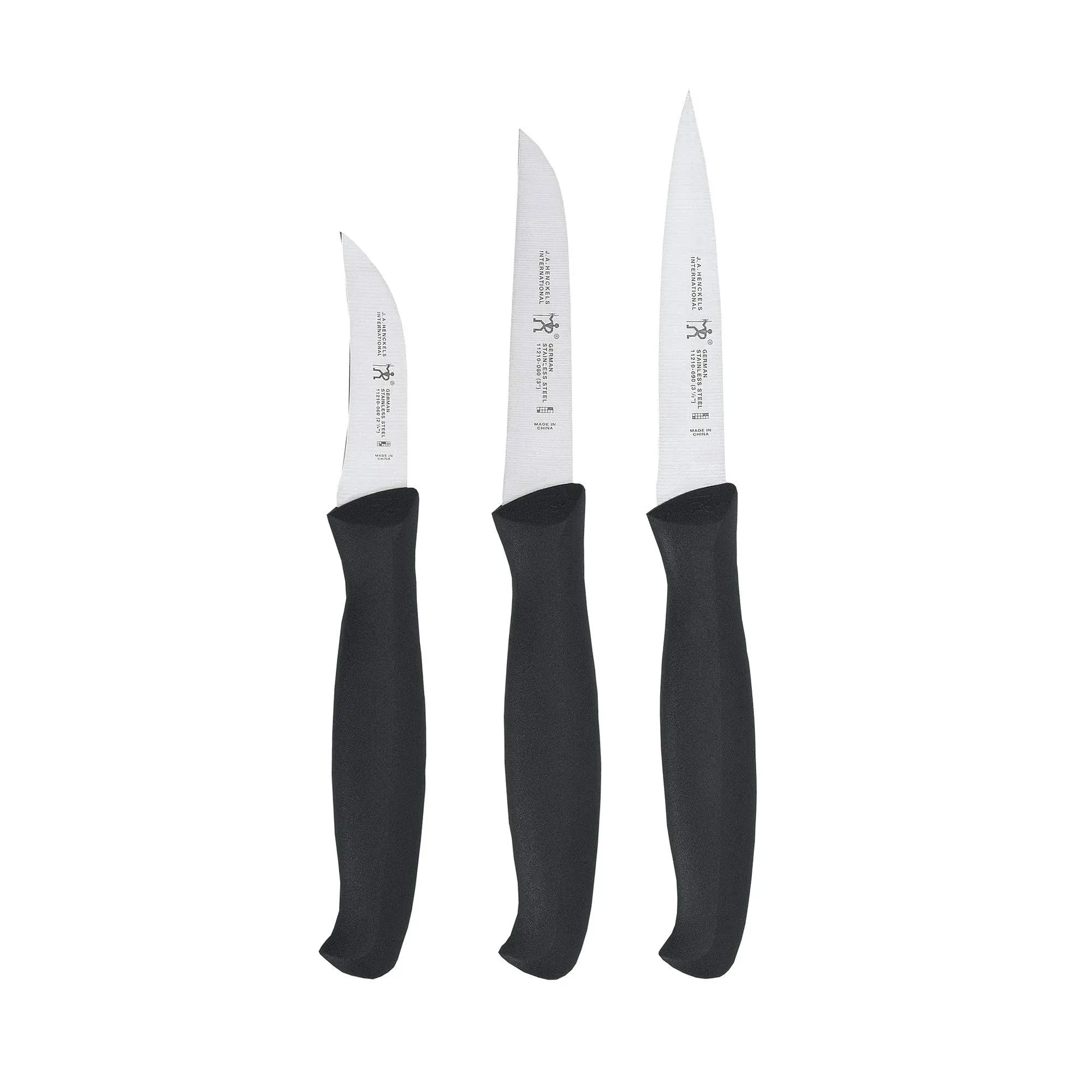 Henckels 3pc Paring Knife Set - Black, Paring Knives Series