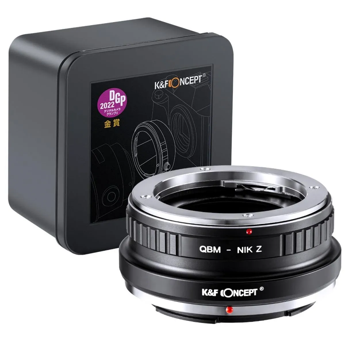 K&amp;F Concept Manual Lens Adapter for Rollei QBM Lense to Nikon Z Mount Z6 Camera