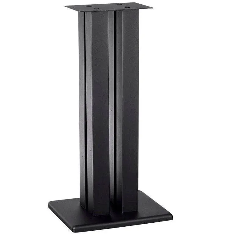 Monolith 24 inch Speaker Stand Each - Black | Supports 75 lbs, - Black