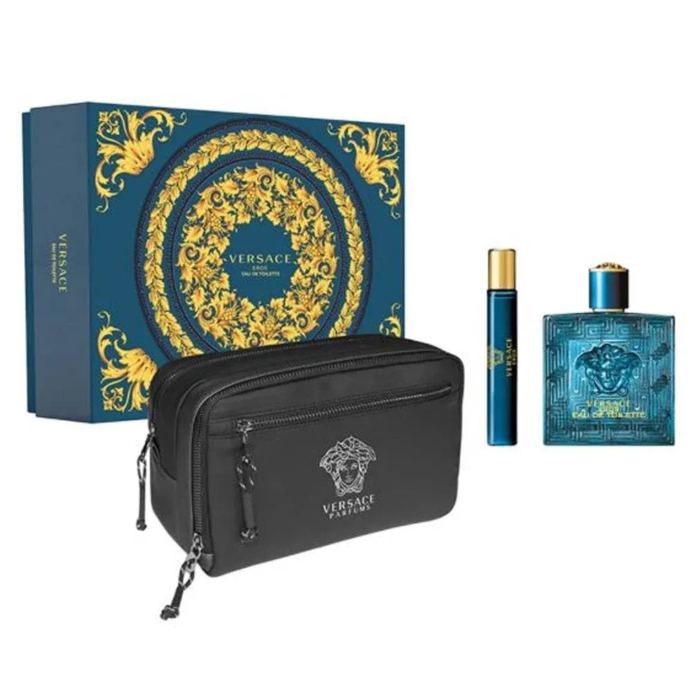 Set De Perfume Versace Eros 100ml Edt