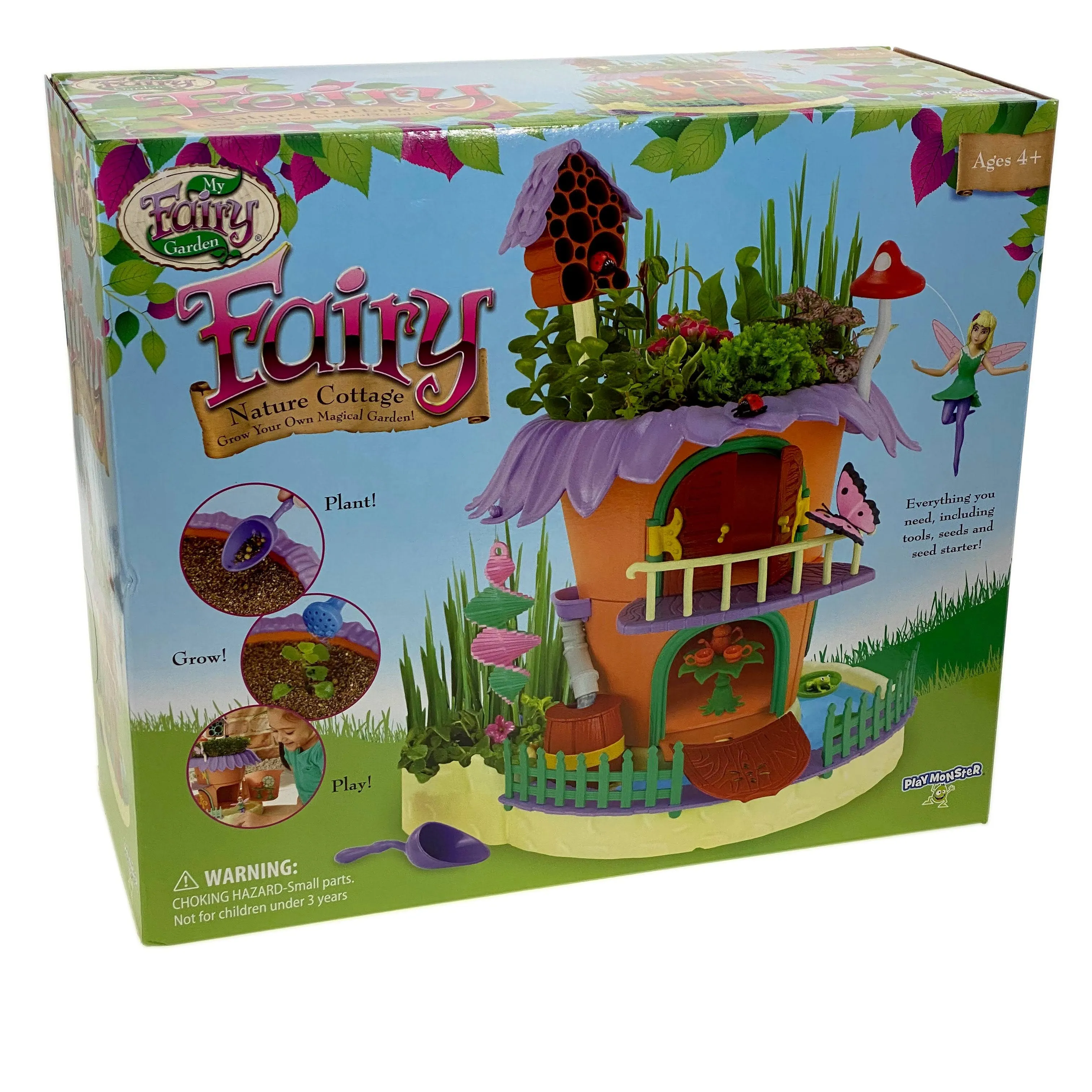 My Fairy Garden — Nature Cottage Toy Figurine and Plant Kit — Grow Your Own Magical Garden with Fairy Isla — Ages 4+