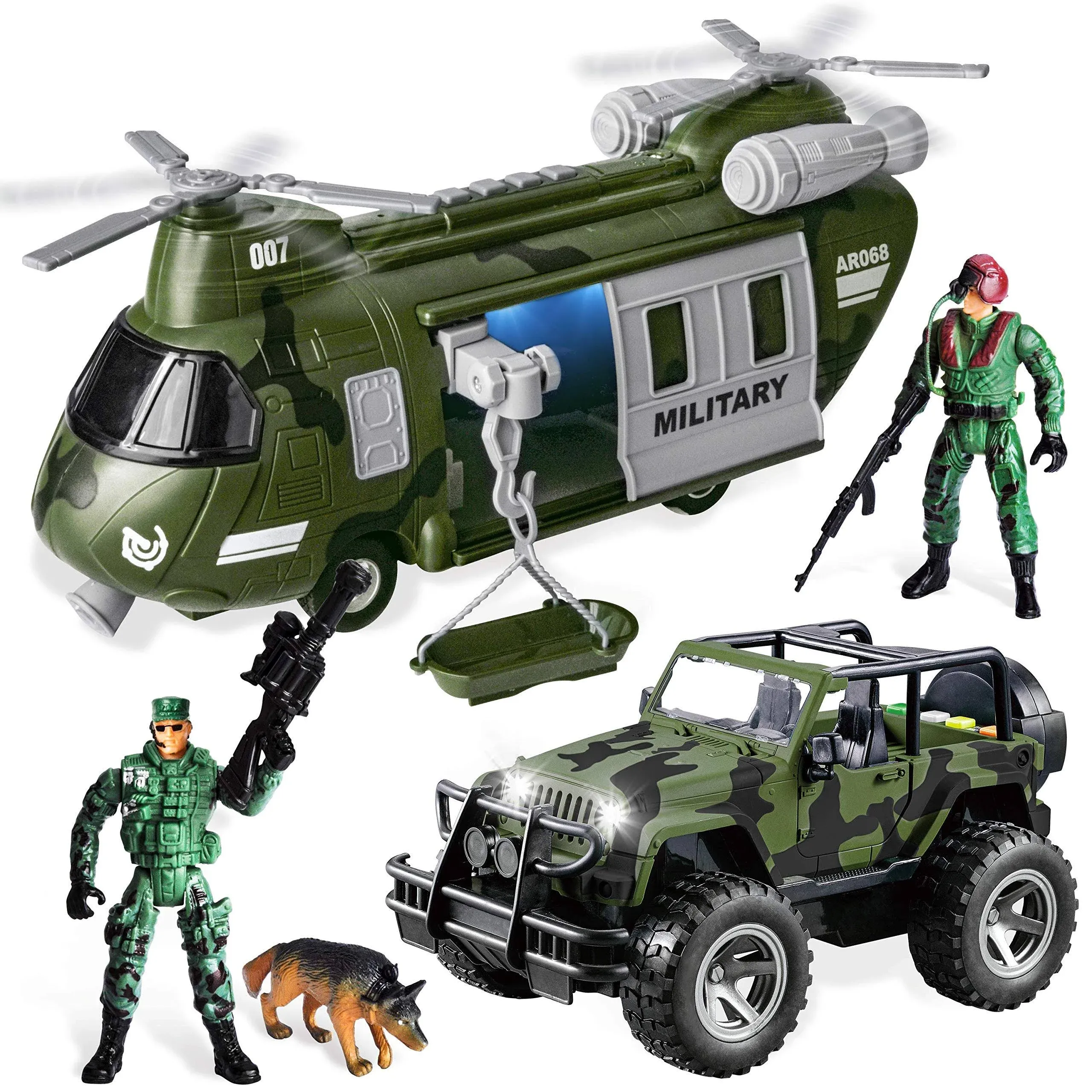 Joyin Military Vehicles Toy Set