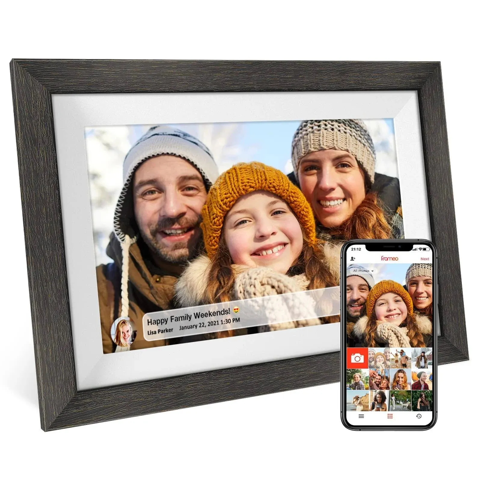 Frameo 10.1 inch Smart Digital Picture Frame