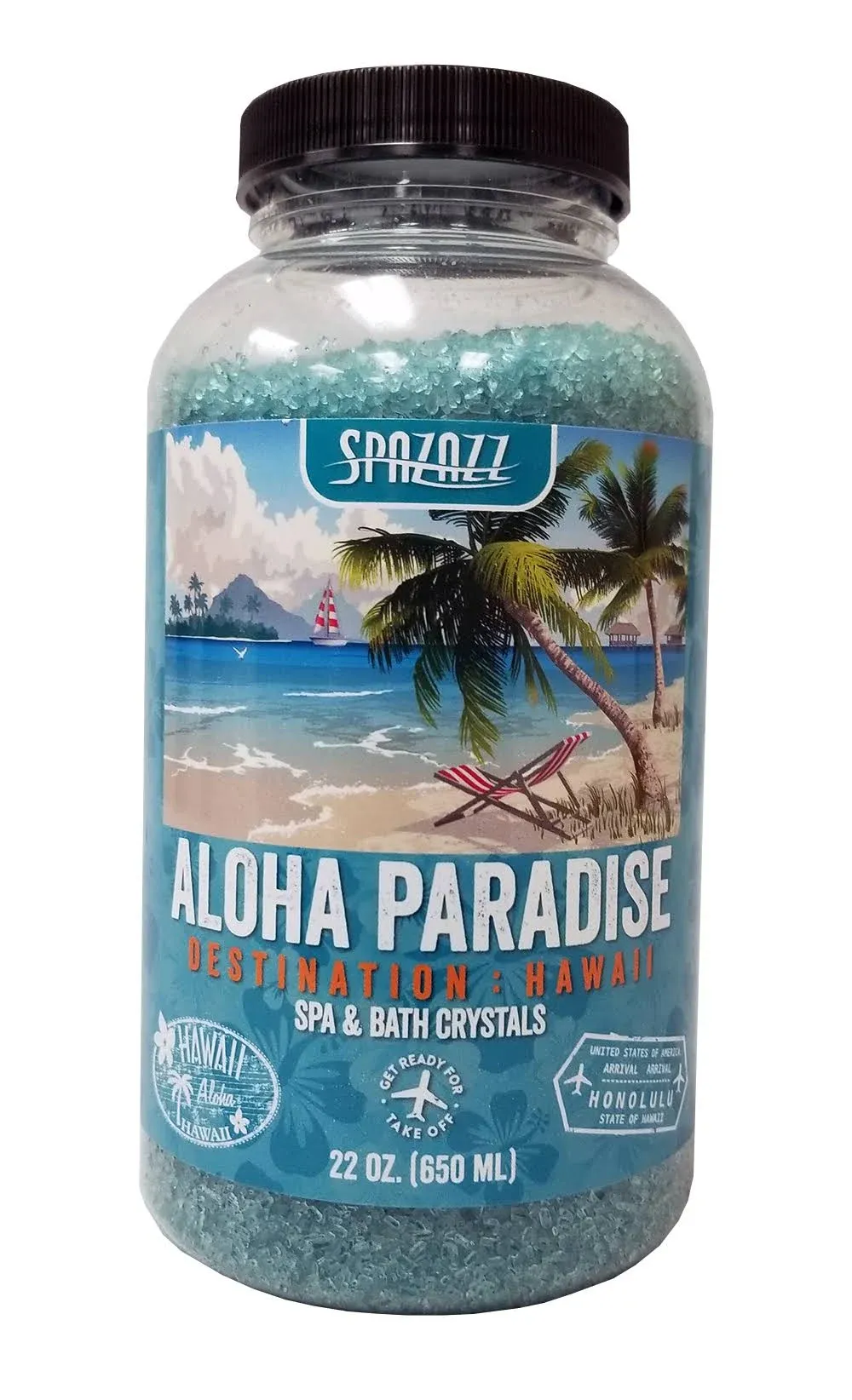 Spazazz SPZ-303 Hawaii Aloha Paradise Destination Crystals - 22 oz