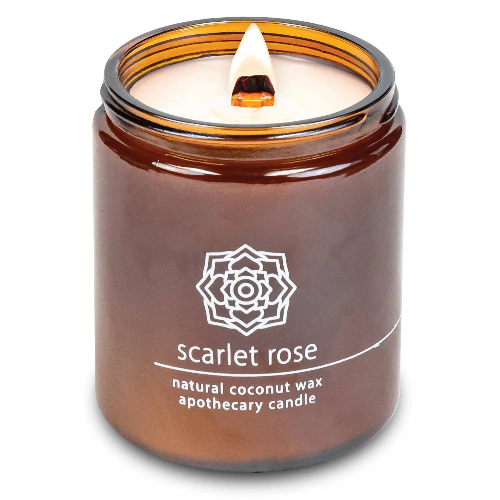 Scarlet Rose | Wood Wick Coconut Wax Candle