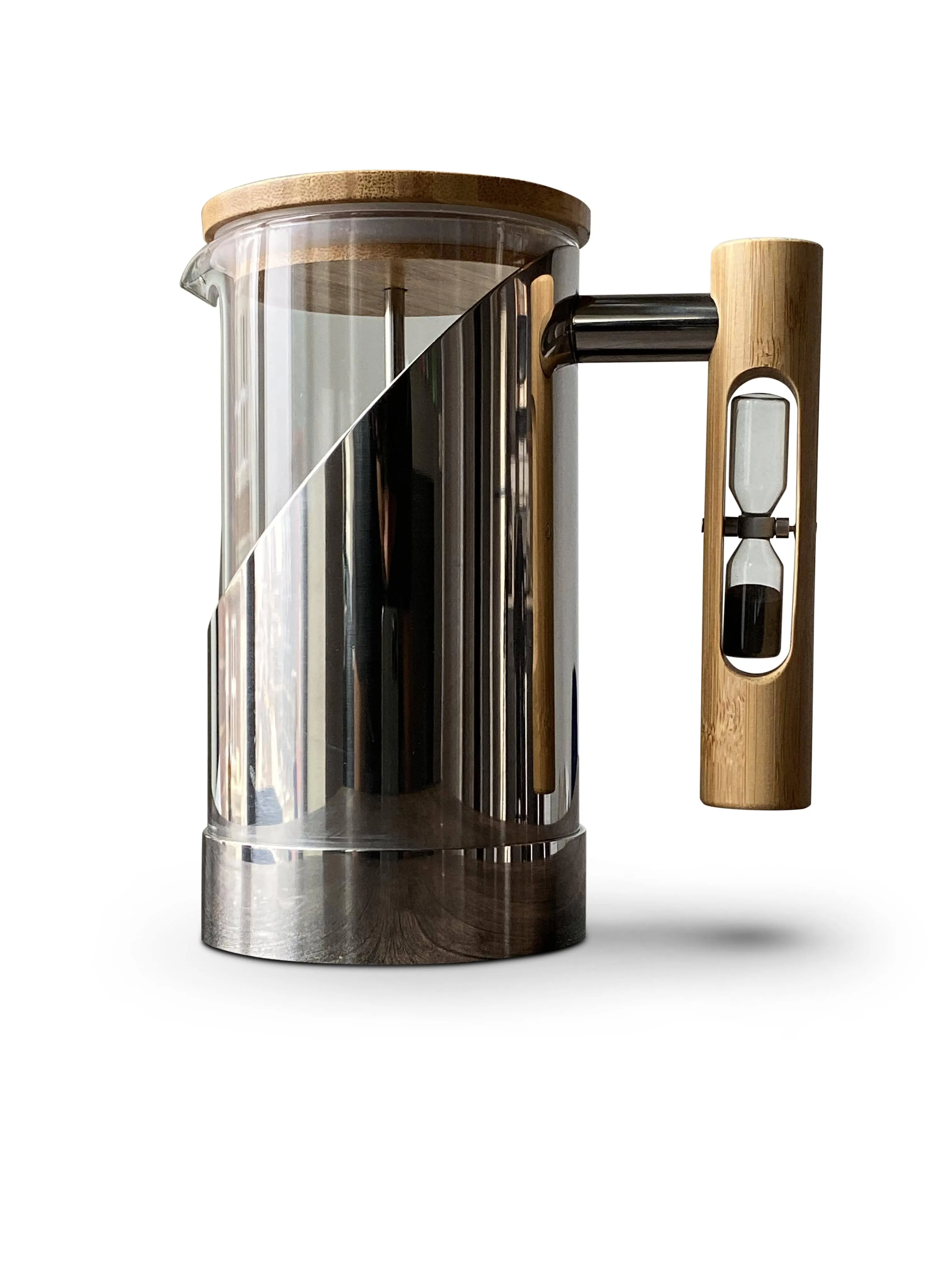 Stainless Steel French Press Coffee Maker with Timer