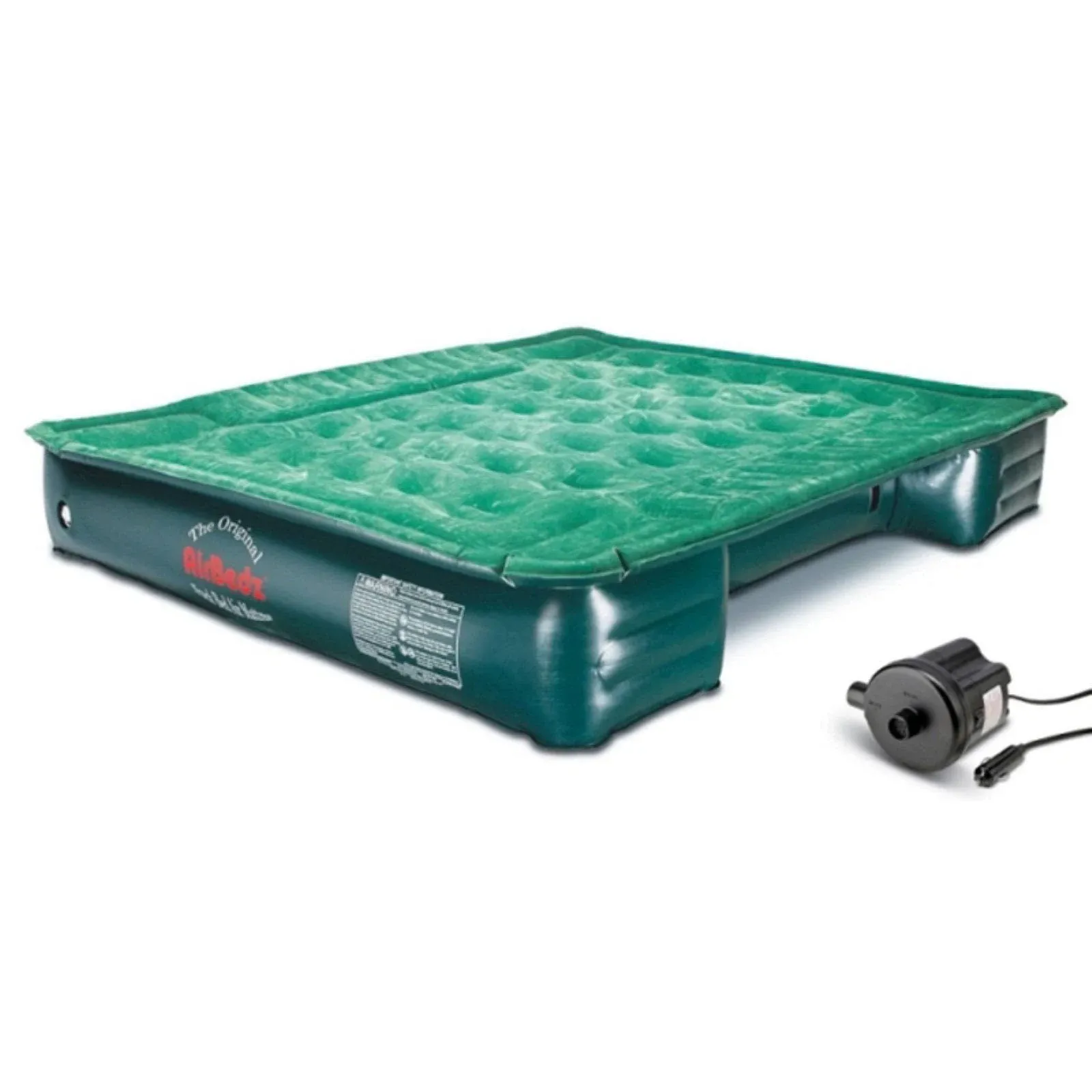 AirBedz Lite (PPI PV203C) Mid-Size 6'-6.5' Short Truck Bed Air Mattress, Green (72" x 55" x 12" Inflated)