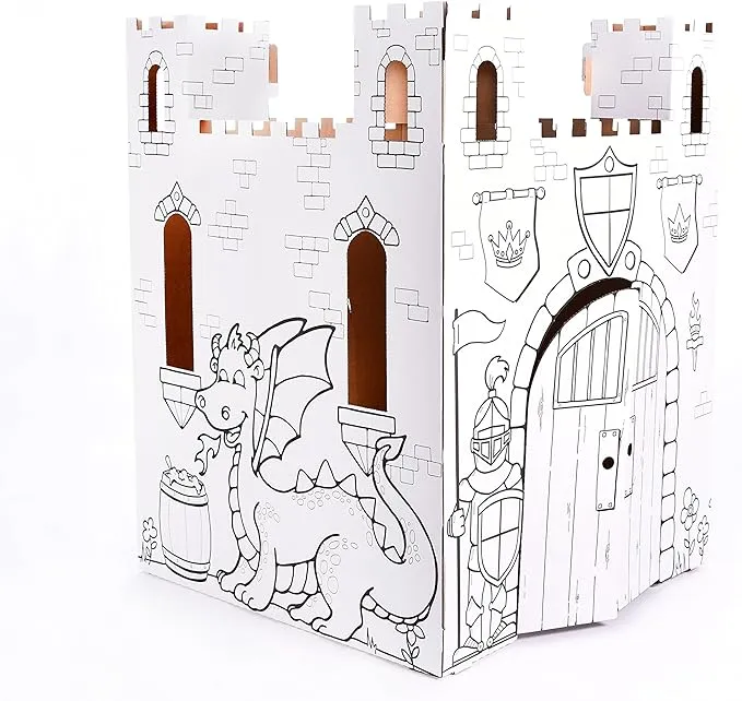 Easy Playhouse Fairy Tale Castle Cardboard Playhouse