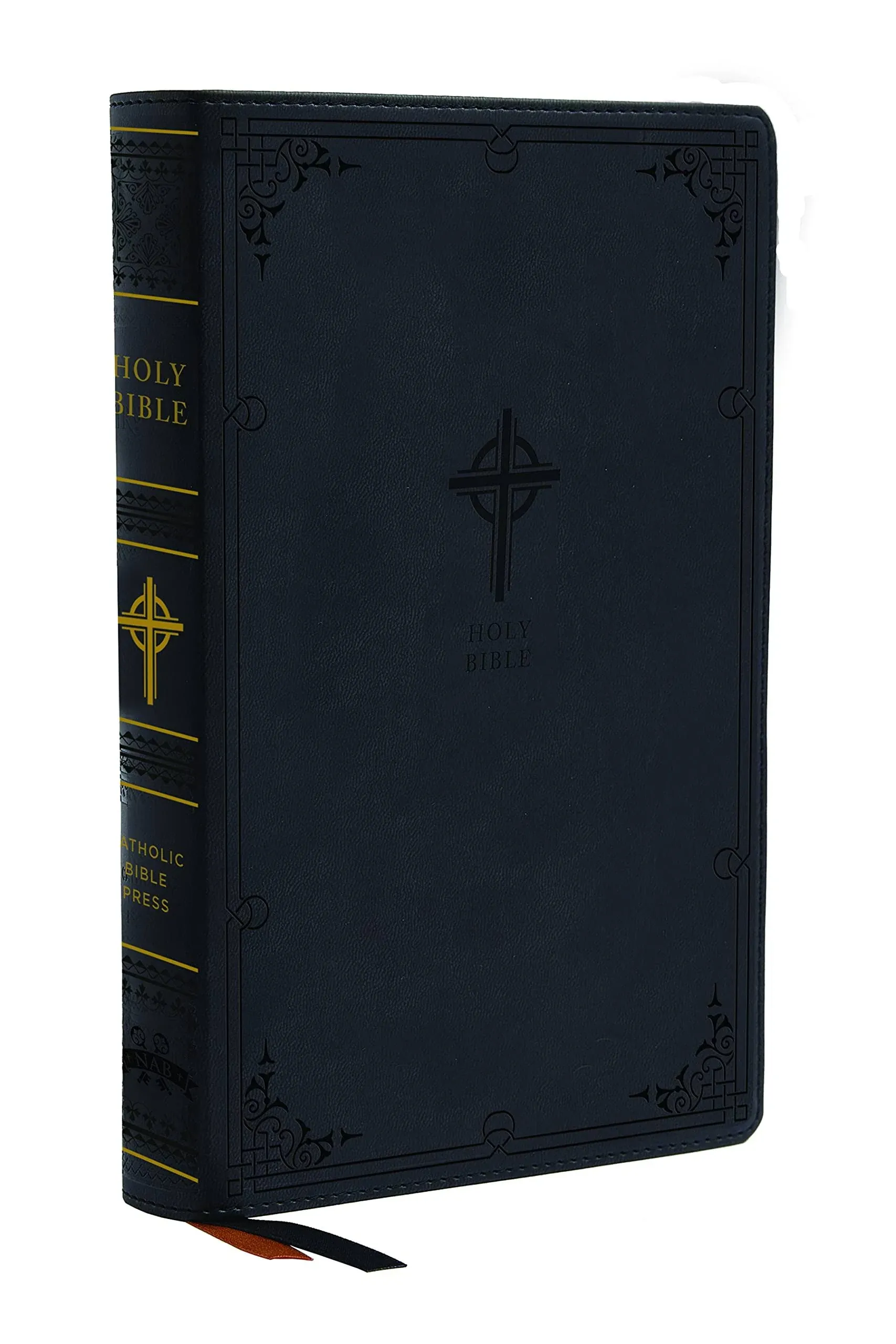 NABRE New American Bible, Revised Edition, Catholic Bible, Large Print Edition, Leathersoft, Comfort Print: Holy Bible [Black] [Book]