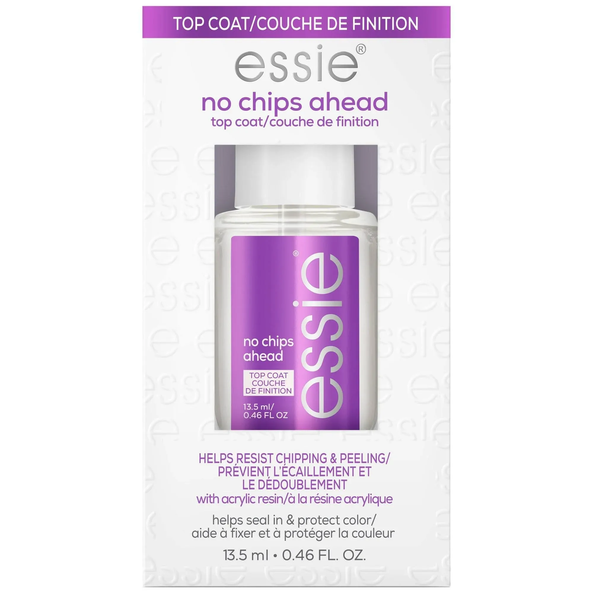 Essie Top Coat, No Chips Ahead - 0.46 fl oz