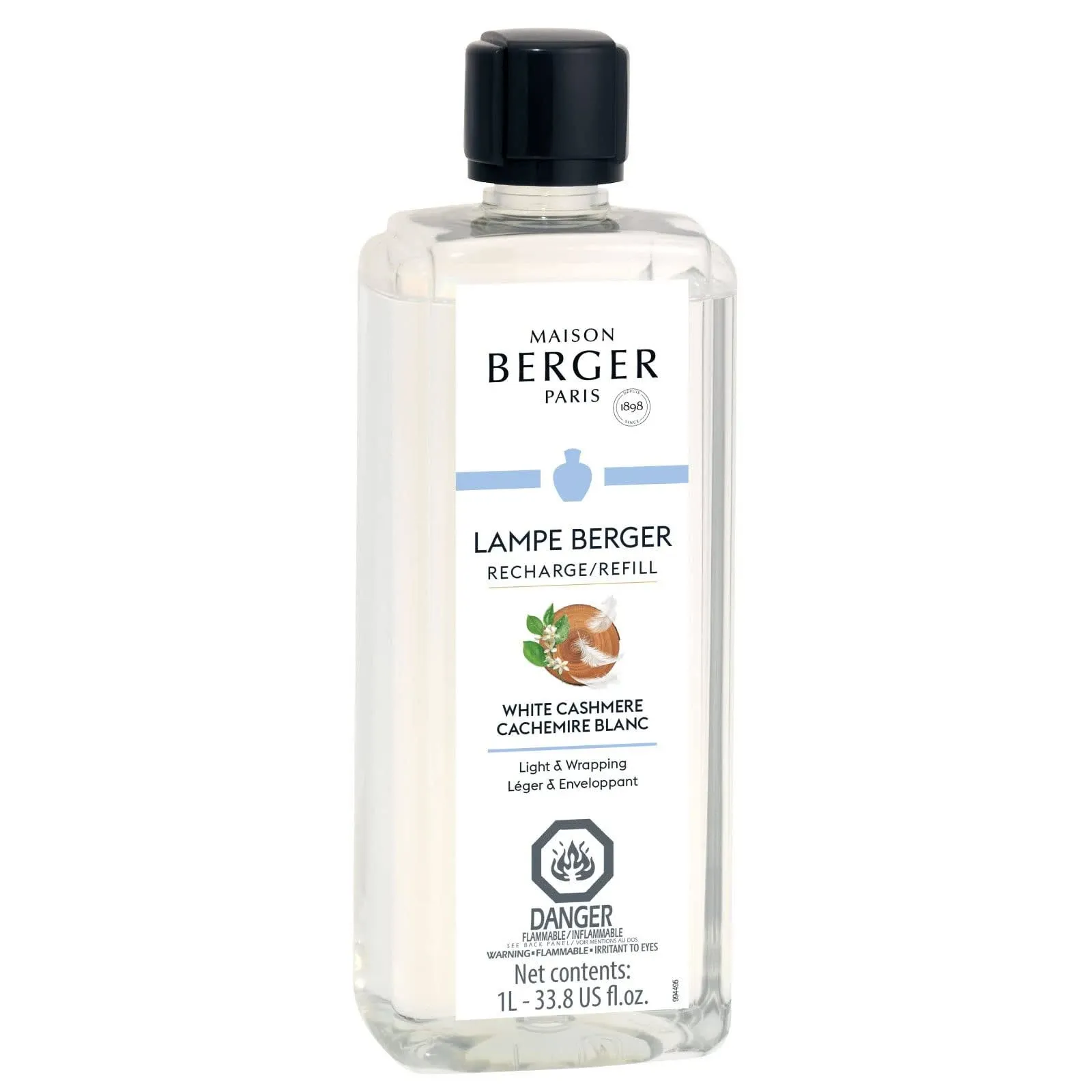 White Cashmere - Lampe Berger Fragrance Refill for Home Fragrance Oil Diffuser ...