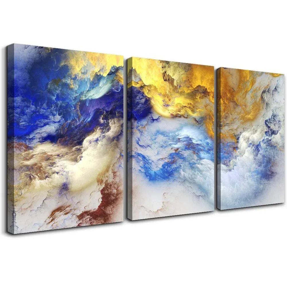 Abstract Wall Art for Living Room office Wall Artworks Bedroom Decoration 3 p...