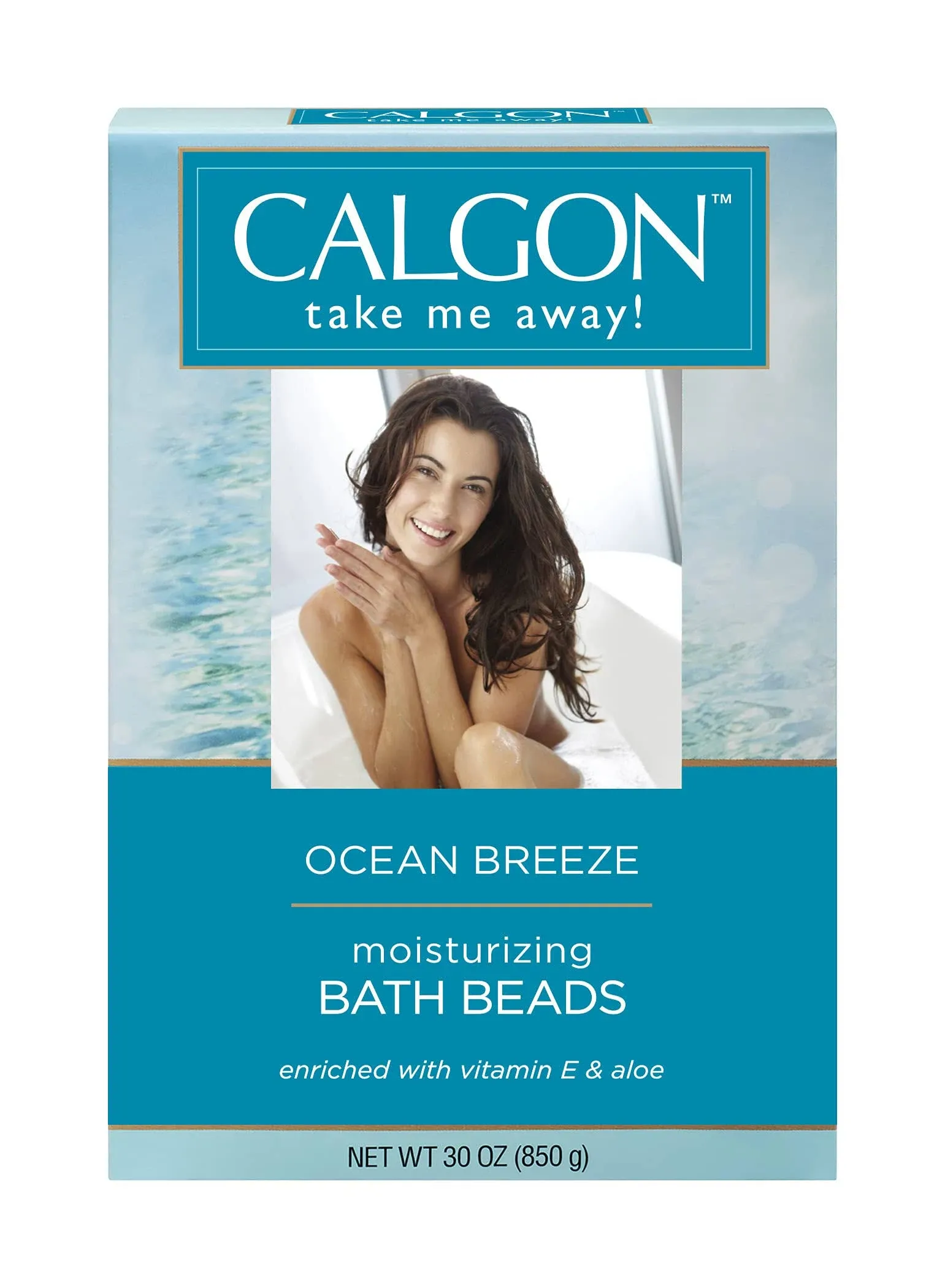 Calgon Ultra-Moisturizing Bath Beads (Ocean Breeze, 30-Ounce)