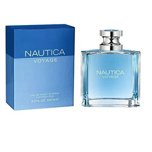 Voyage by Nautica Eau de Toilette Spray for Men 3.4 oz (Pack of 3)