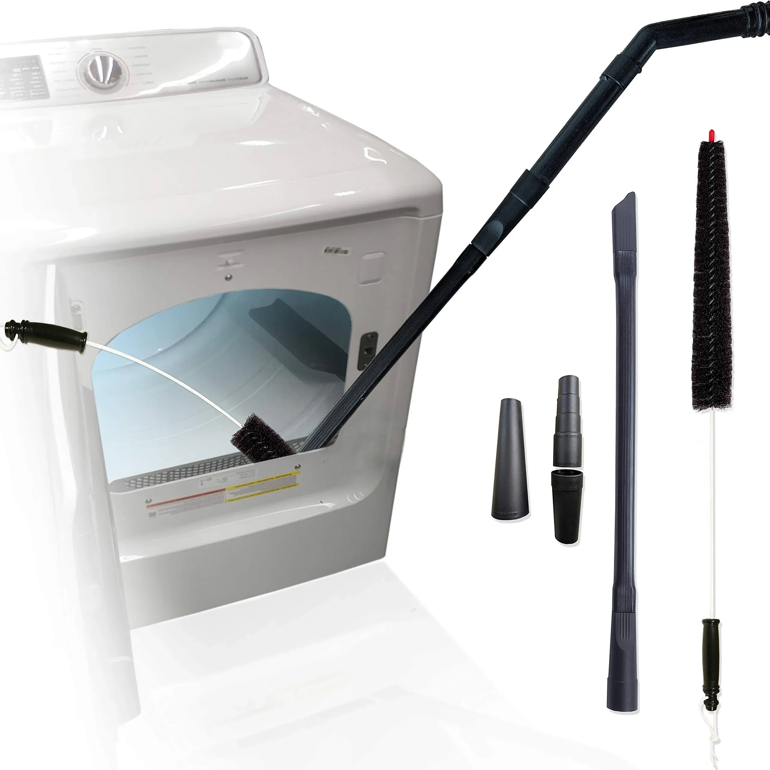 Mountain Trades Dryer Cleaning Kit - Generic Vacuum Hose Attachment Flexible and ...