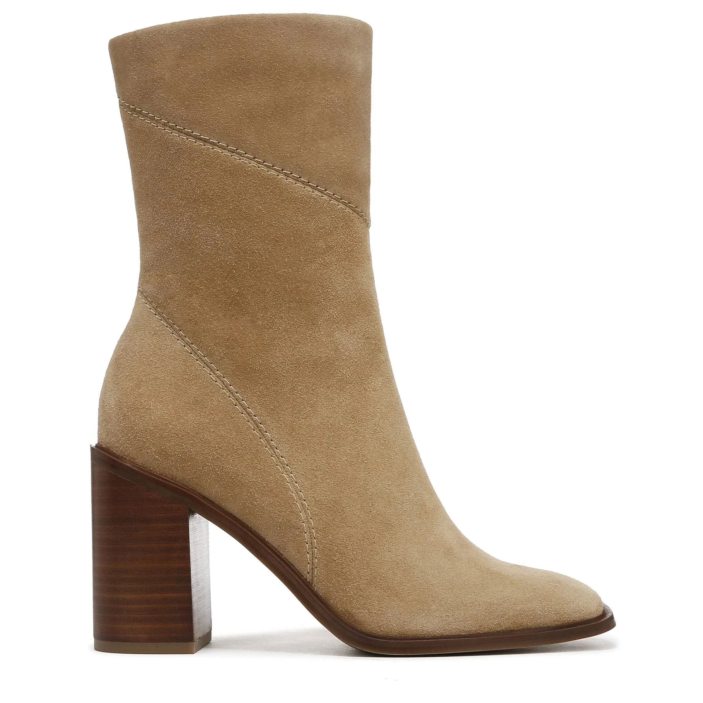 Franco Sarto Women's Stevie Mid Boots | Cookie | Size 10 | Suede