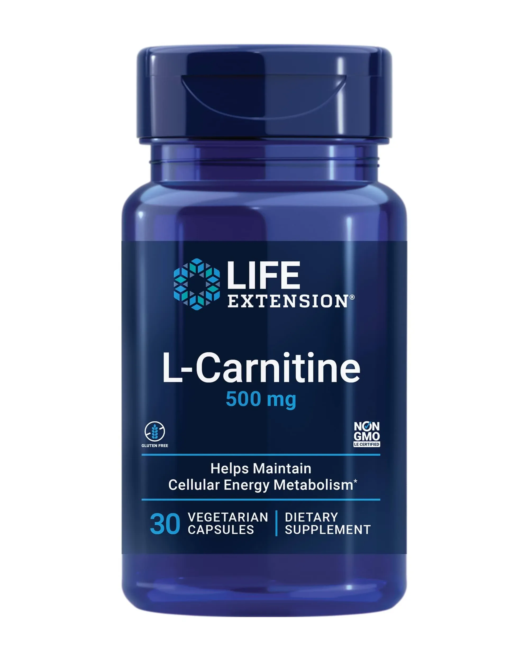 Life Extension L-Carnitine, 500 mg, 30 Capsules