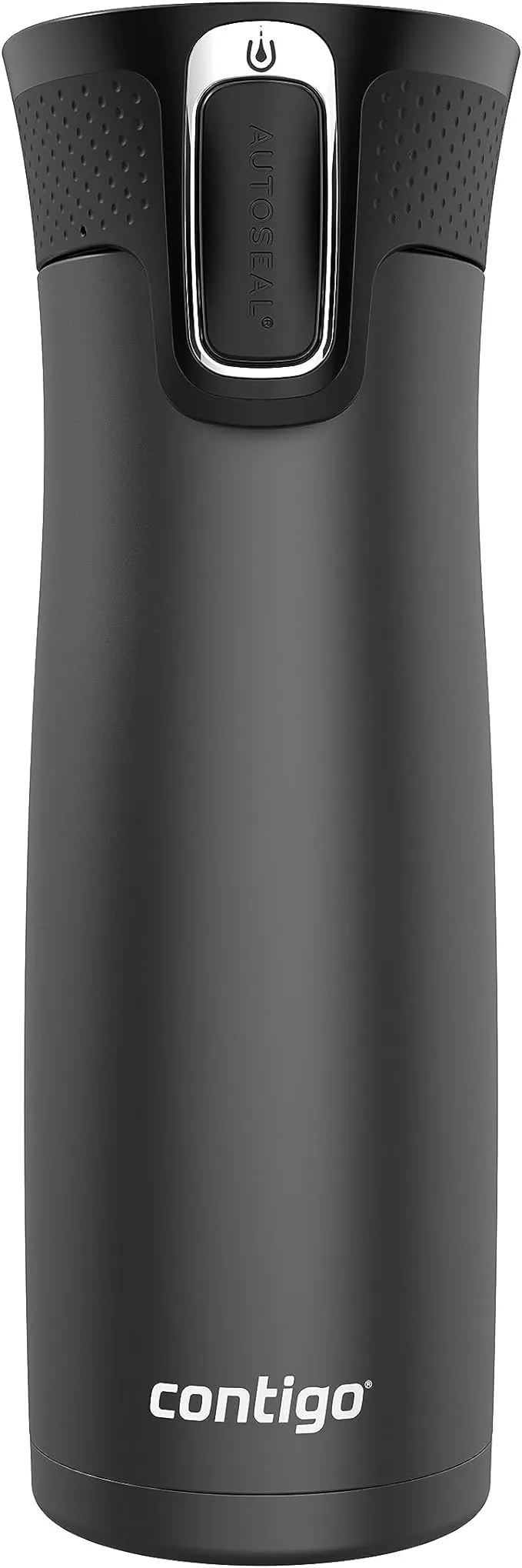 Contigo West Loop Stainless Steel Vacuum-Insulated Travel Mug with Spill-Proof Lid, Keeps Drinks Hot up to 5 Hours and Cold up to 12 Hours, 20oz Licorice Metallic