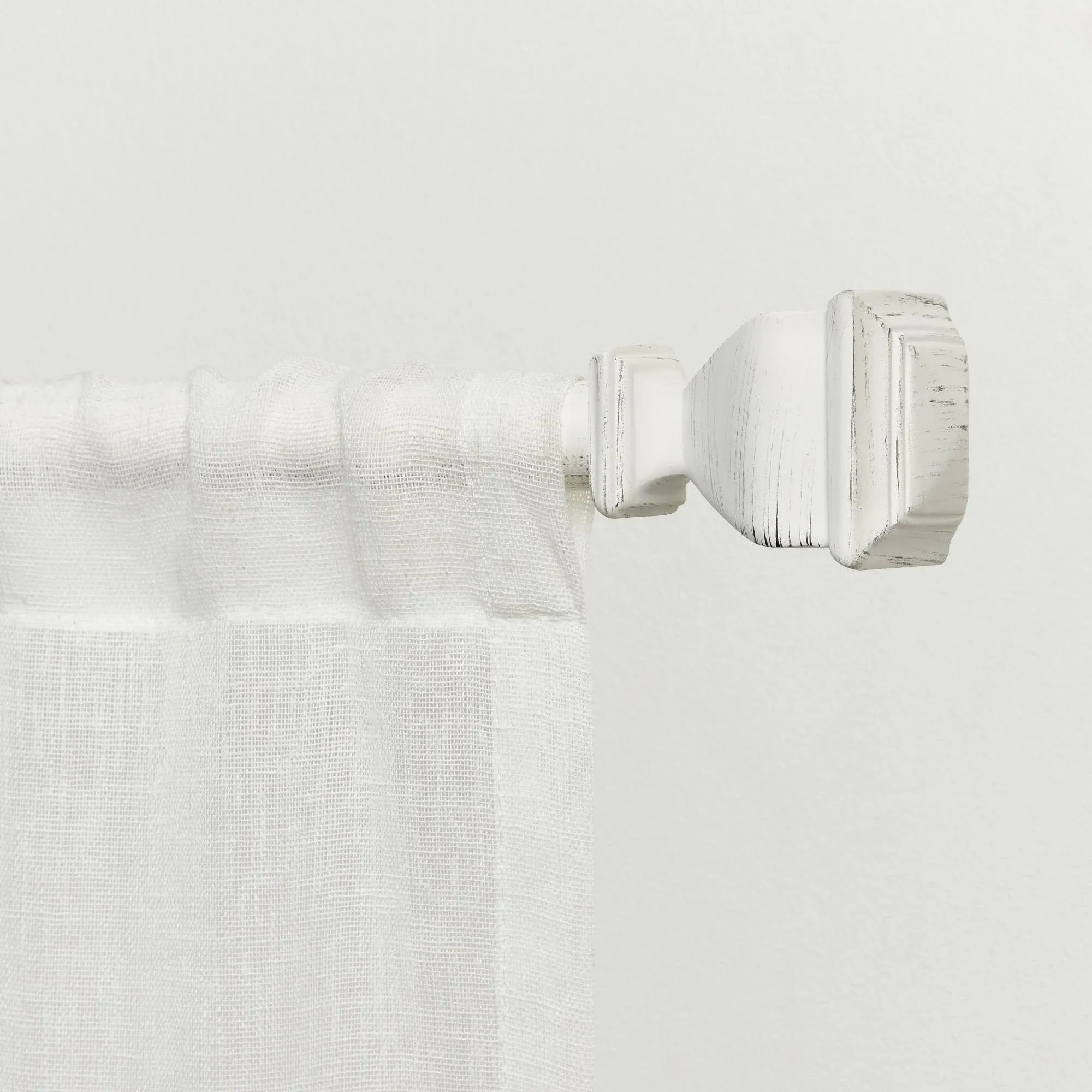 Exclusive Home Napoleon 1-In. Curtain Rod, White, 66-120