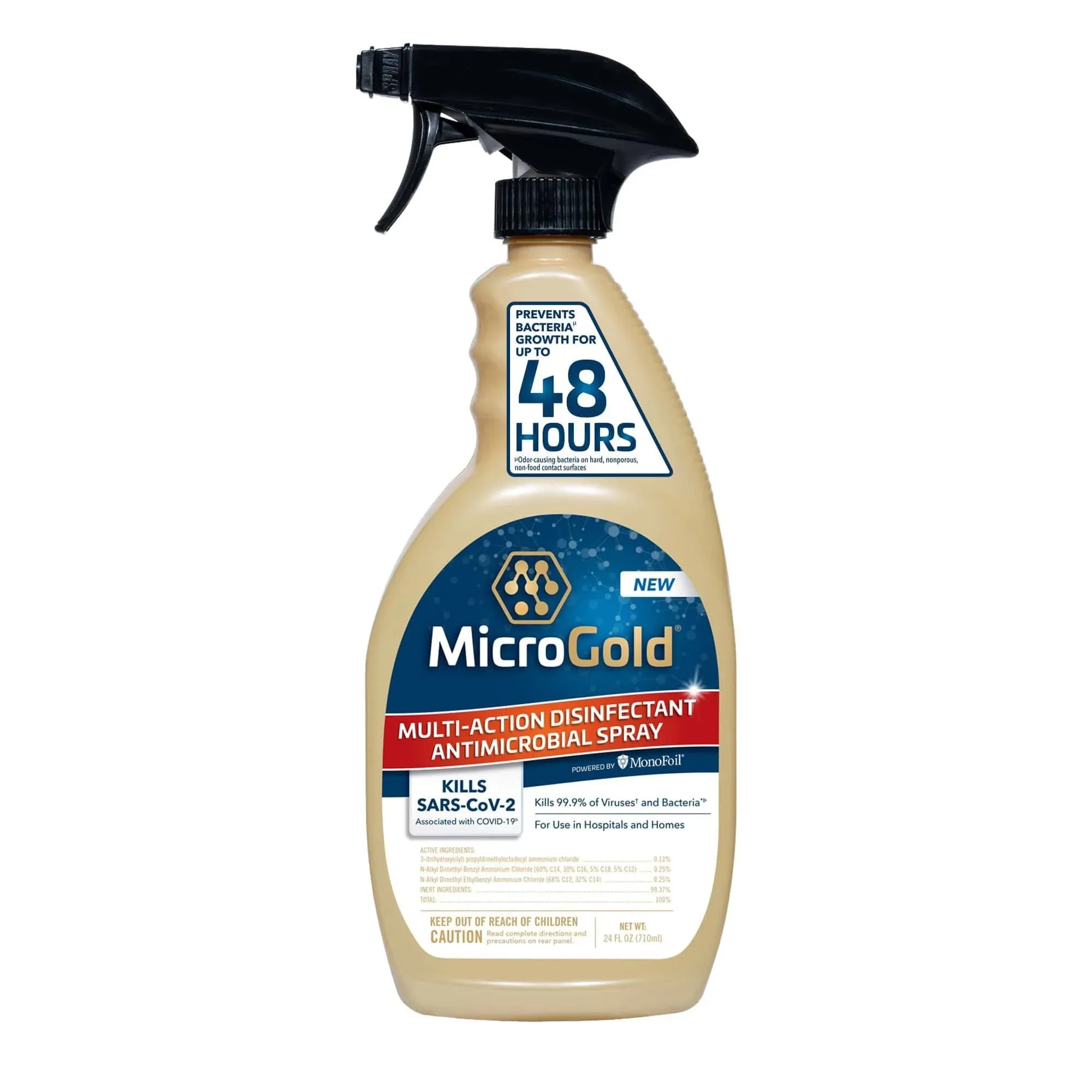 MicroGold Multi-Action Disinfectant Antimicrobial Spray 24 oz