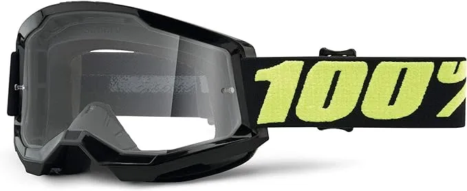 100% Strata 2 Sand Motocross & Mountain Bike Goggles - MX and MTB Racing Protective Eyewear