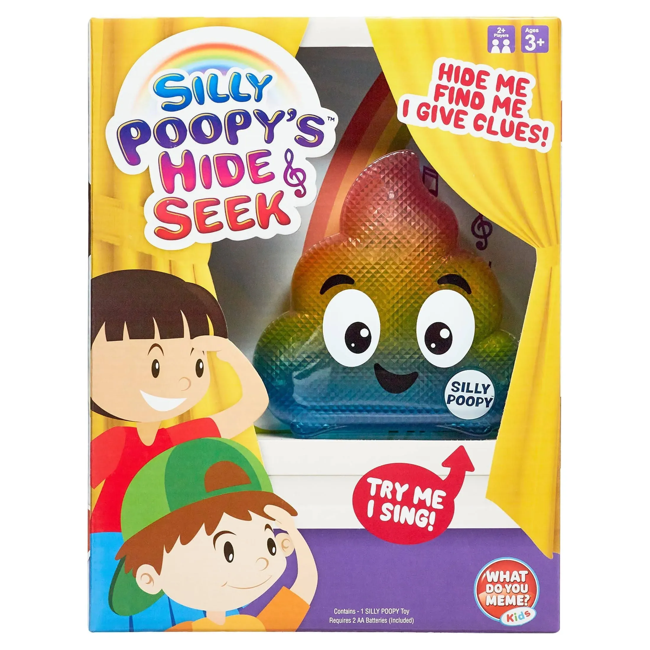 WHAT DO YOU MEME? Silly Poopy&#039;s Hide &amp; Seek - Interactive Toys for 3 Year Olds..