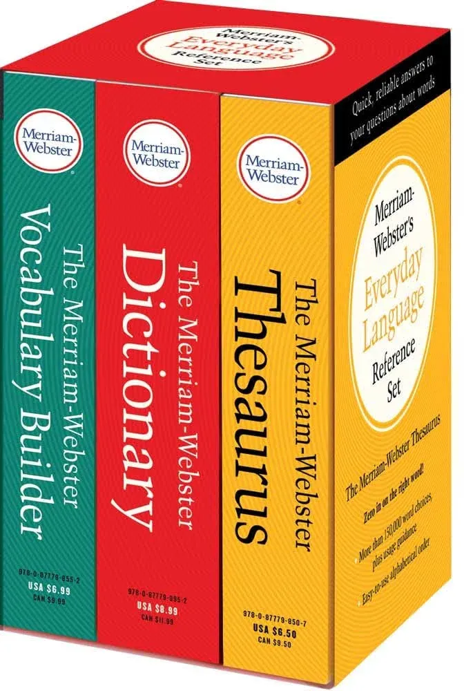 Merriam Webster Everyday Language Reference Set