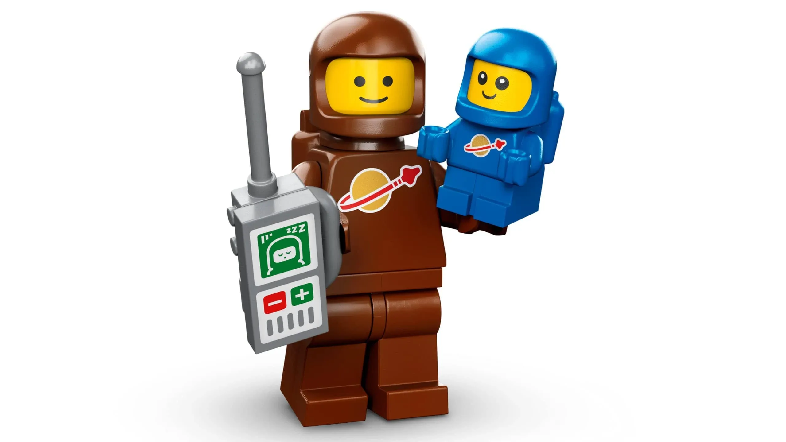 NEW LEGO SERIES 24 BROWN ASTRONAUT and SPACE BABY MINIFIG SET 71037 space baby