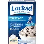 Lactaid Fast Act Chewables Vanilla 60