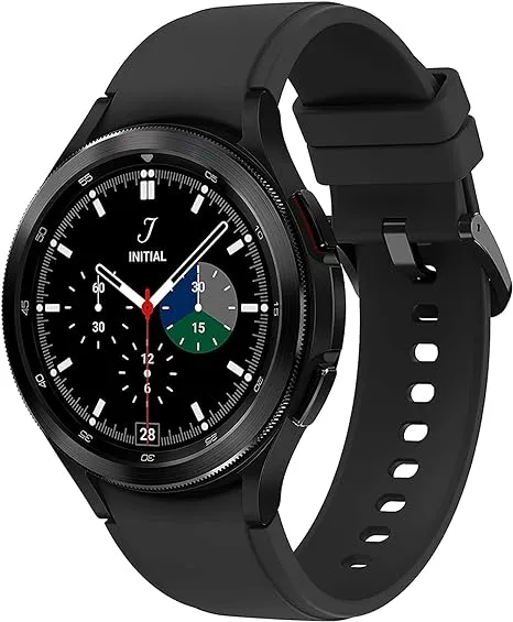 Samsung Electronics Galaxy Watch 4 Classic 46mm Smartwatch with ECG Monitor Tracker for Health Fitness Running Sleep Cycles GPS Fall Detection LTE US