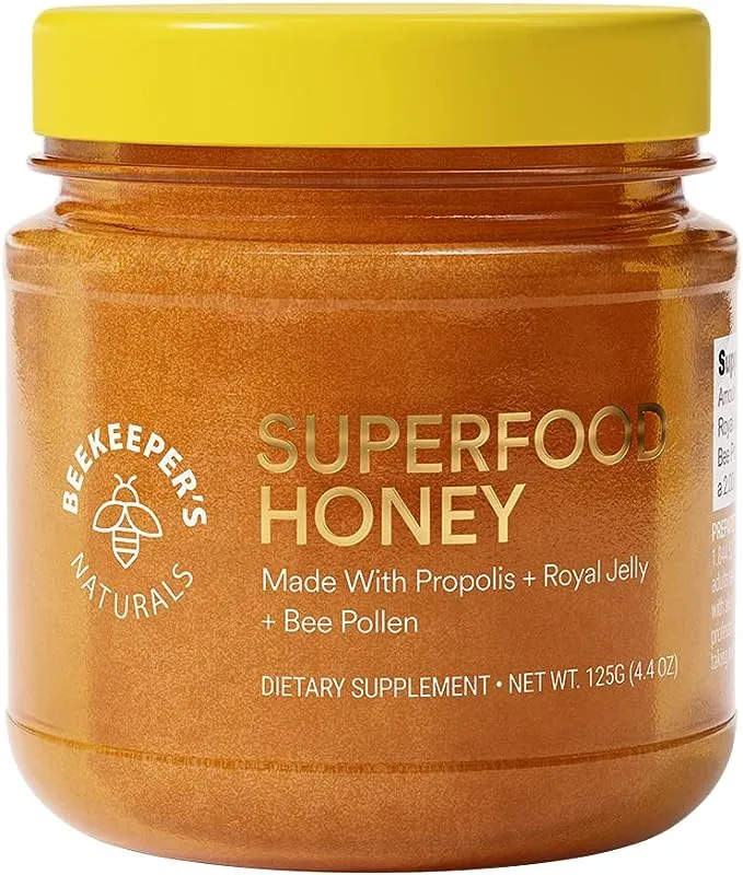 Beekeeper's Naturals B. Powered Superfood with Honey Propolis, Royal Jelly, & Bee Pollen, 11.6 oz