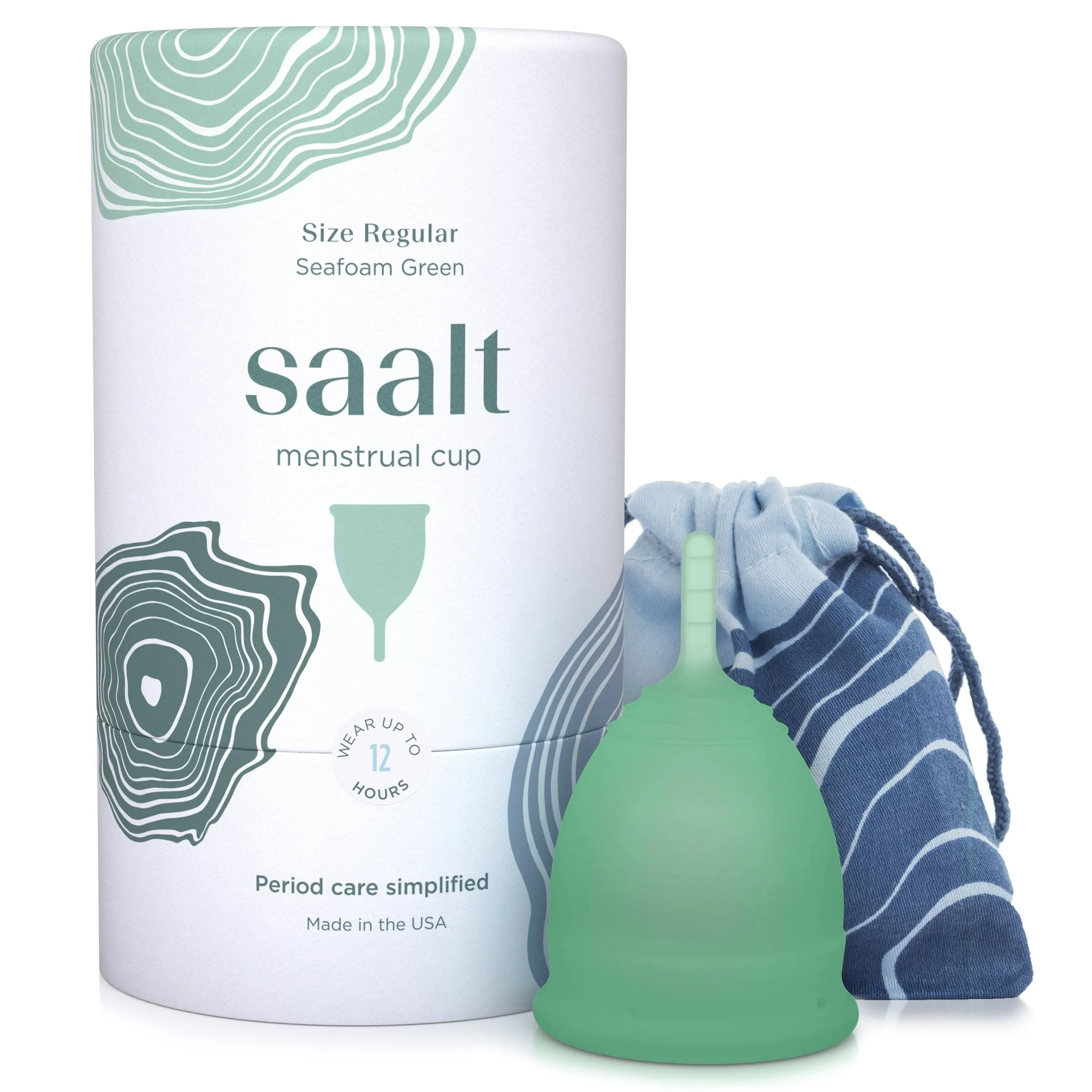 Saalt Menstrual Cup Premium Design Most Comfortable Period Cup 1 Active Cup Wear ...