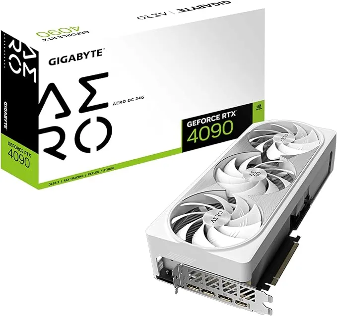 GIGABYTE AERO GeForce RTX 4090 24GB GDDR6X PCI Express 4.0 x16 ATX Video Card GV-N4090AERO OC-24GD