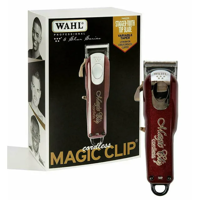 Wahl Professional 5 Star Cordless Magic Clip Hair Clipper with 100+ Minute Run Time for Professional Barbers and Stylists