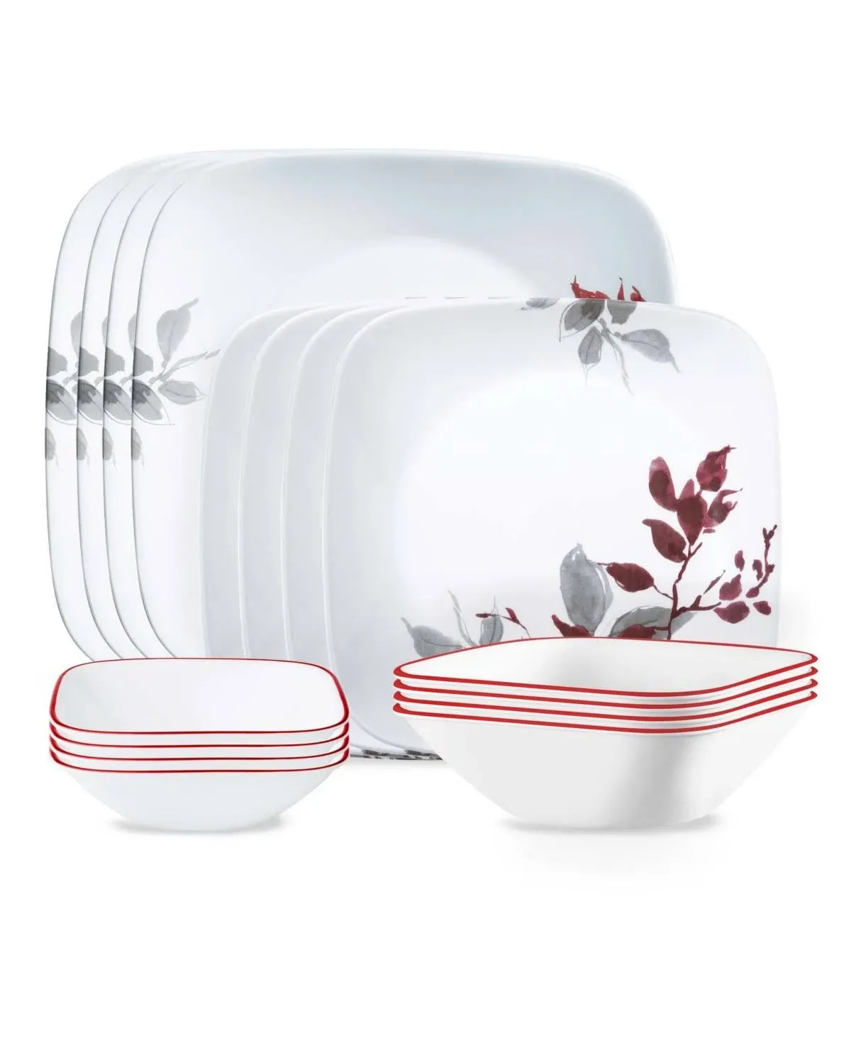 Corelle Kyoto Leaves 16-pc. Dinnerware Set