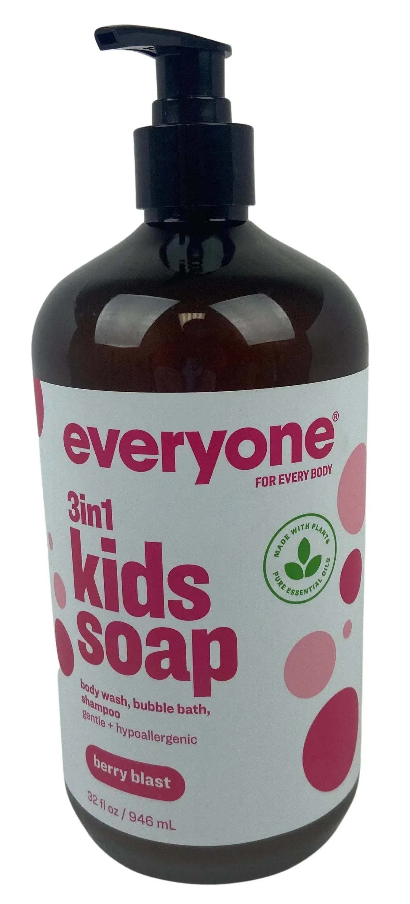 Everyone 3-in-1 Kids Soap: Shampoo, Body Wash, and Bubble Bath, Lavender Lullaby, 32 Ounce, 2 Count