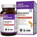 New Chapter Wholemega Whole Fish Oil 1000 mg - 120 count