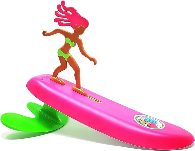 Surfer Dudes Classics Wave Powered Mini-Surfer and Surfboard Toy - Bali Bobbi