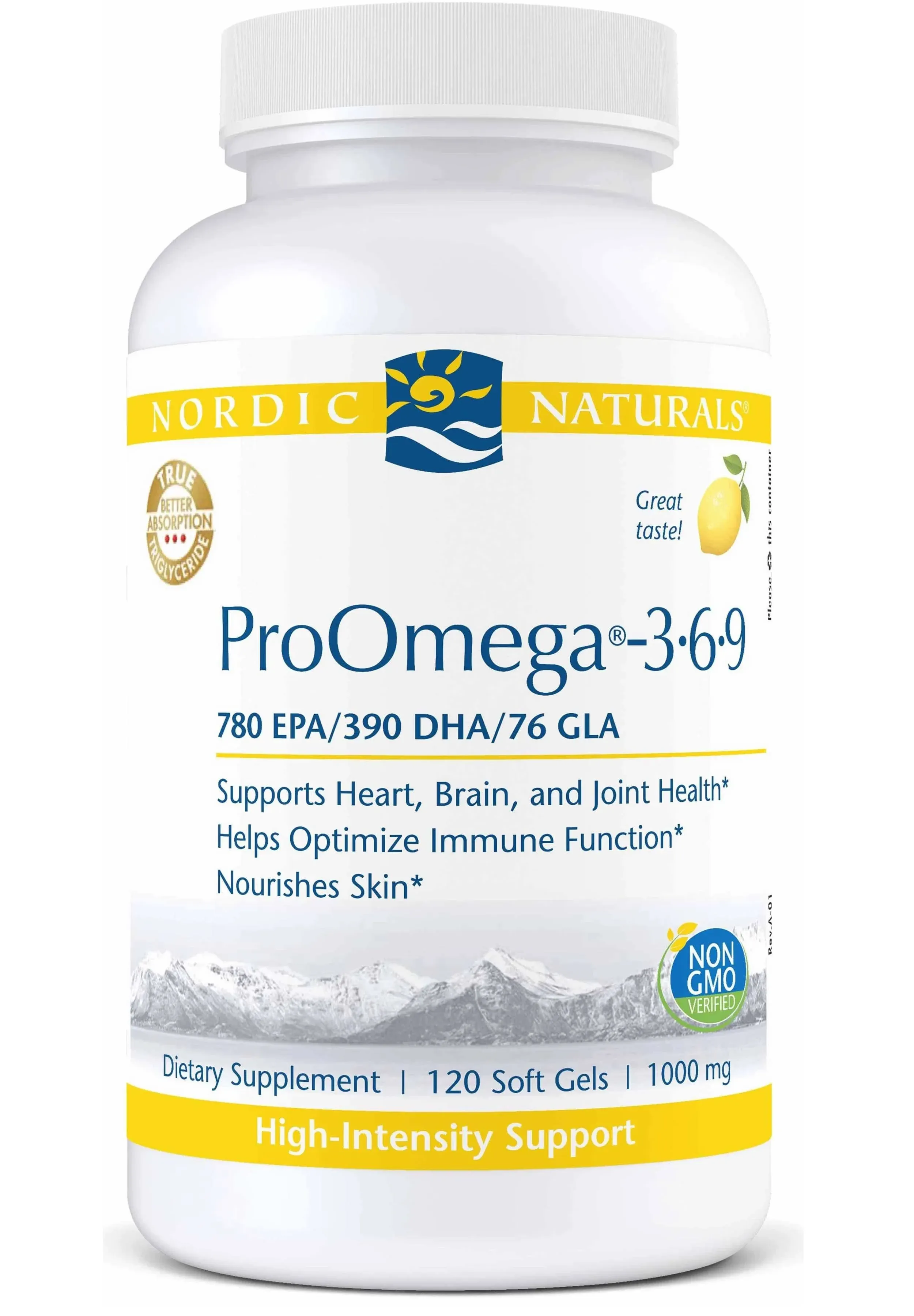 Nordic Naturals, ProOmega 3.6.9, 120