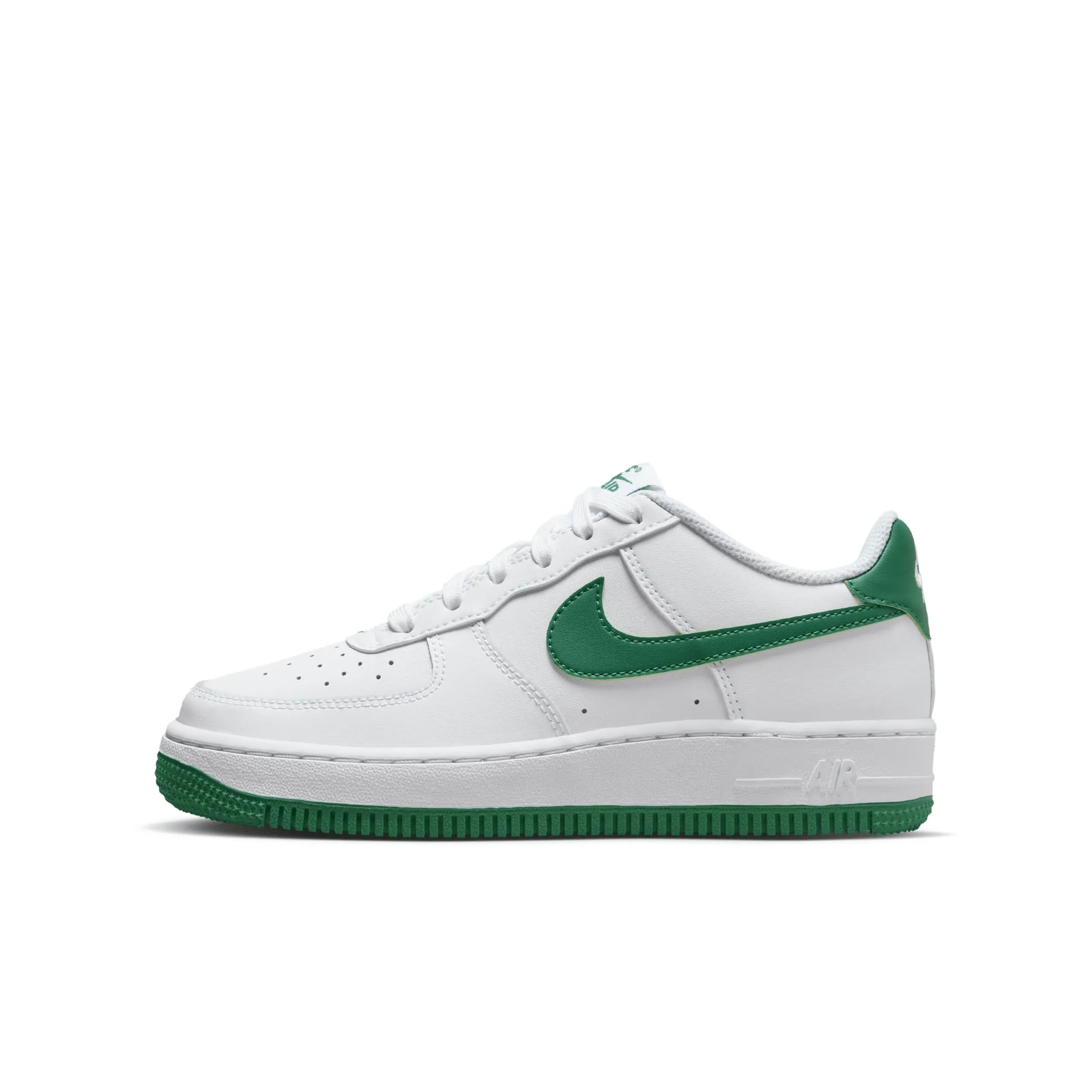 Nike Kids Air Force 1 (White/Malachite) 6.5y