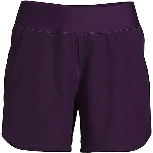 Lands' End Women's 5" Quick Dry Swim Shorts with Panty