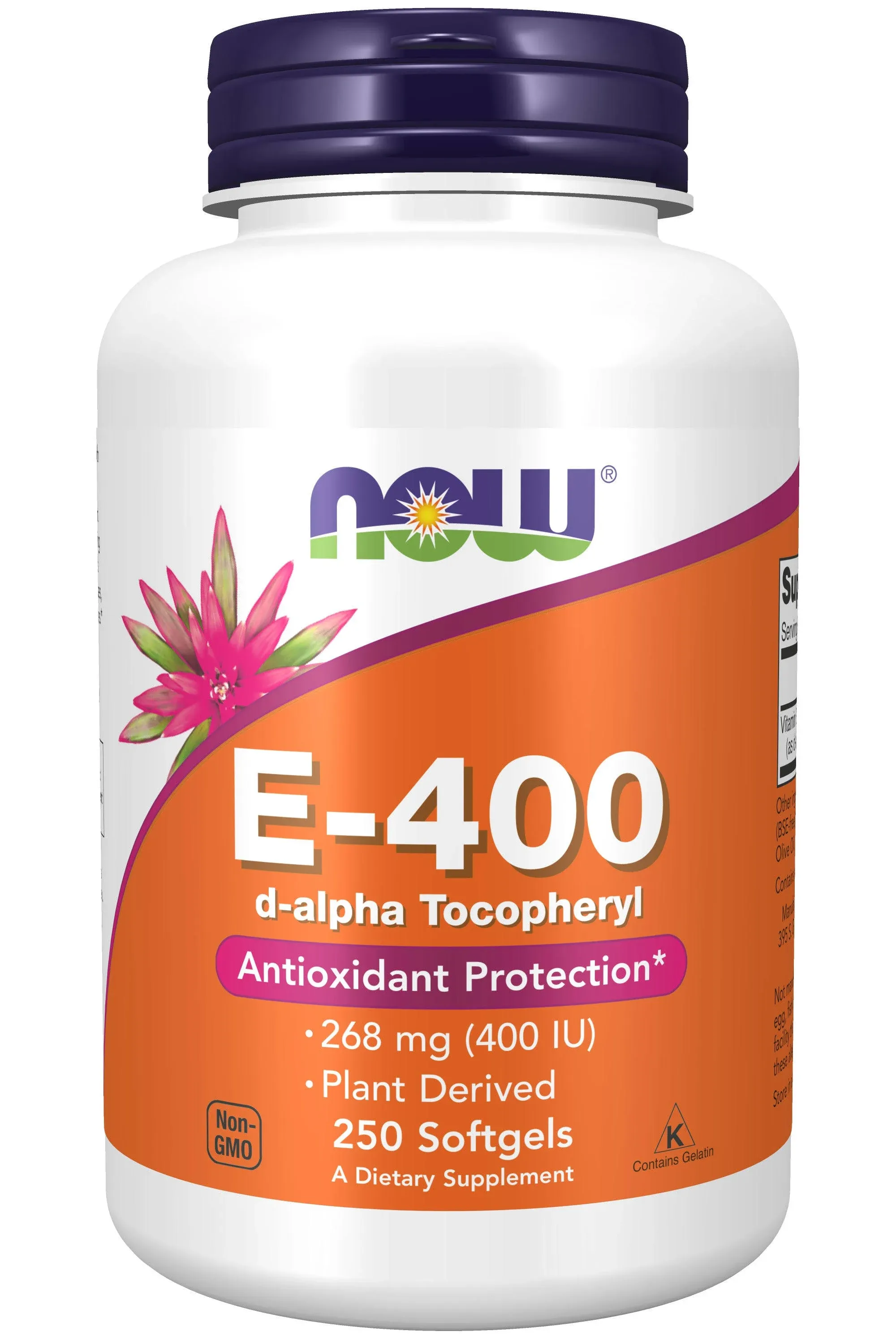 Now Foods - Vitamin-E 400 IU - 100 Softgels