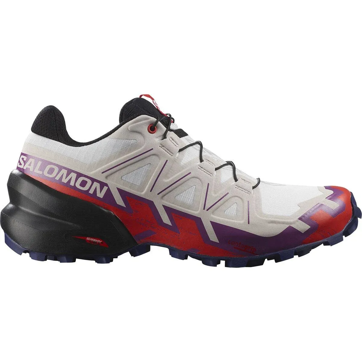 Salomon Women's Speedcross 6 Trail-Running Shoes White 11