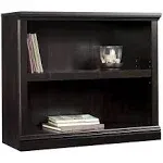 Sauder Select 2 Shelf Bookcase in Estate Black