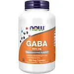 Now Foods GABA 500 mg - 200 Capsules