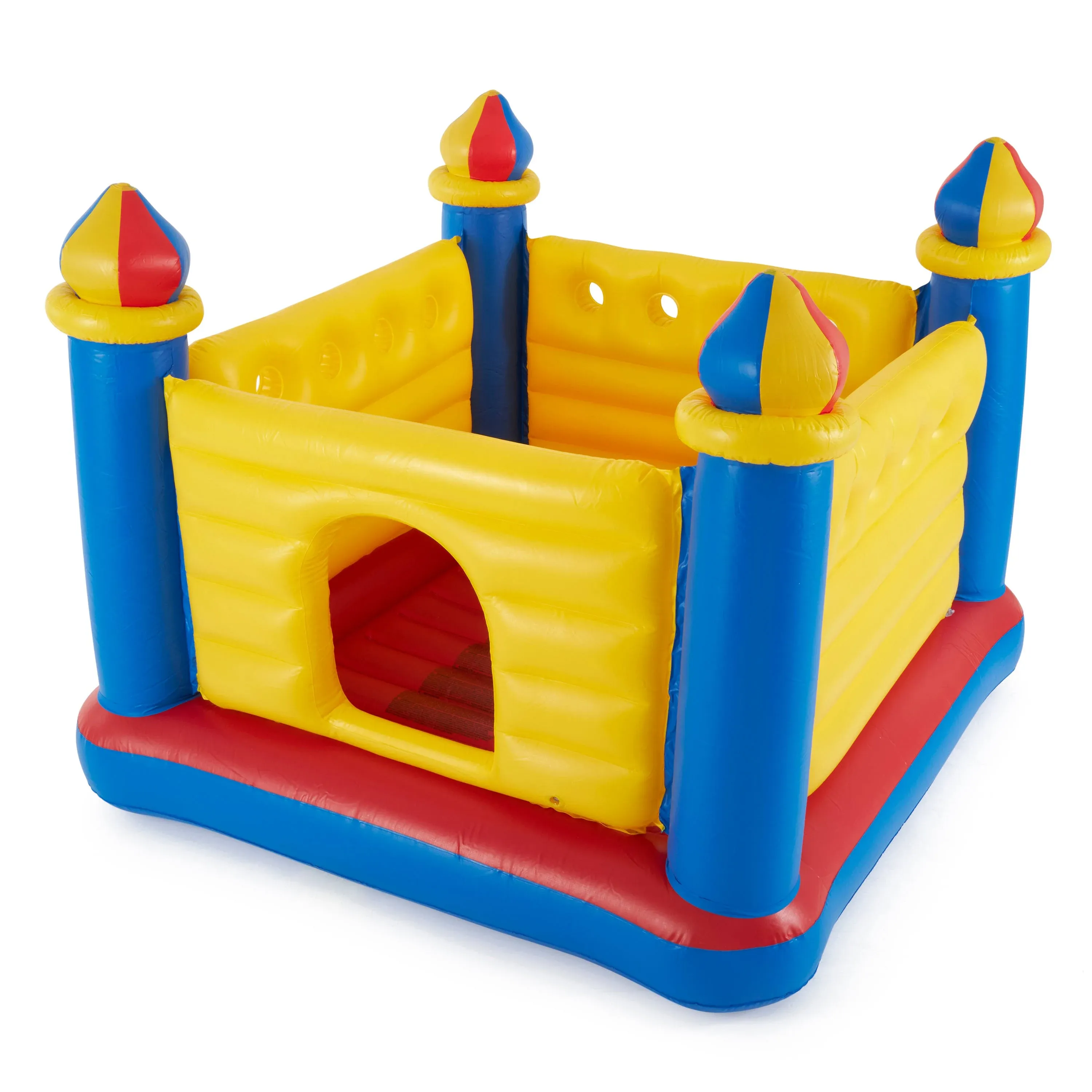 Intex Inflatable Colorful Jump-O-Lene Kids Castle Bouncer for Ages 3-6 | 48259EP