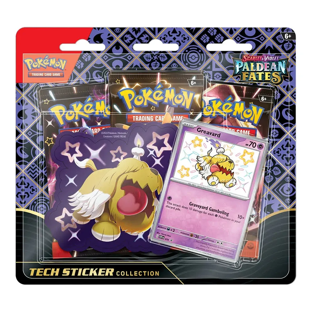 Pokemon Scarlet & Violet - Paldean Fates Tech Sticker Collection